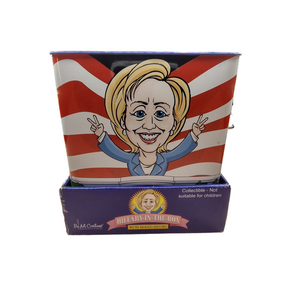 Pop art creations Other - Hillary-in-the-Box 2008 Pop Art Creations Hillary Clinton Novelty
